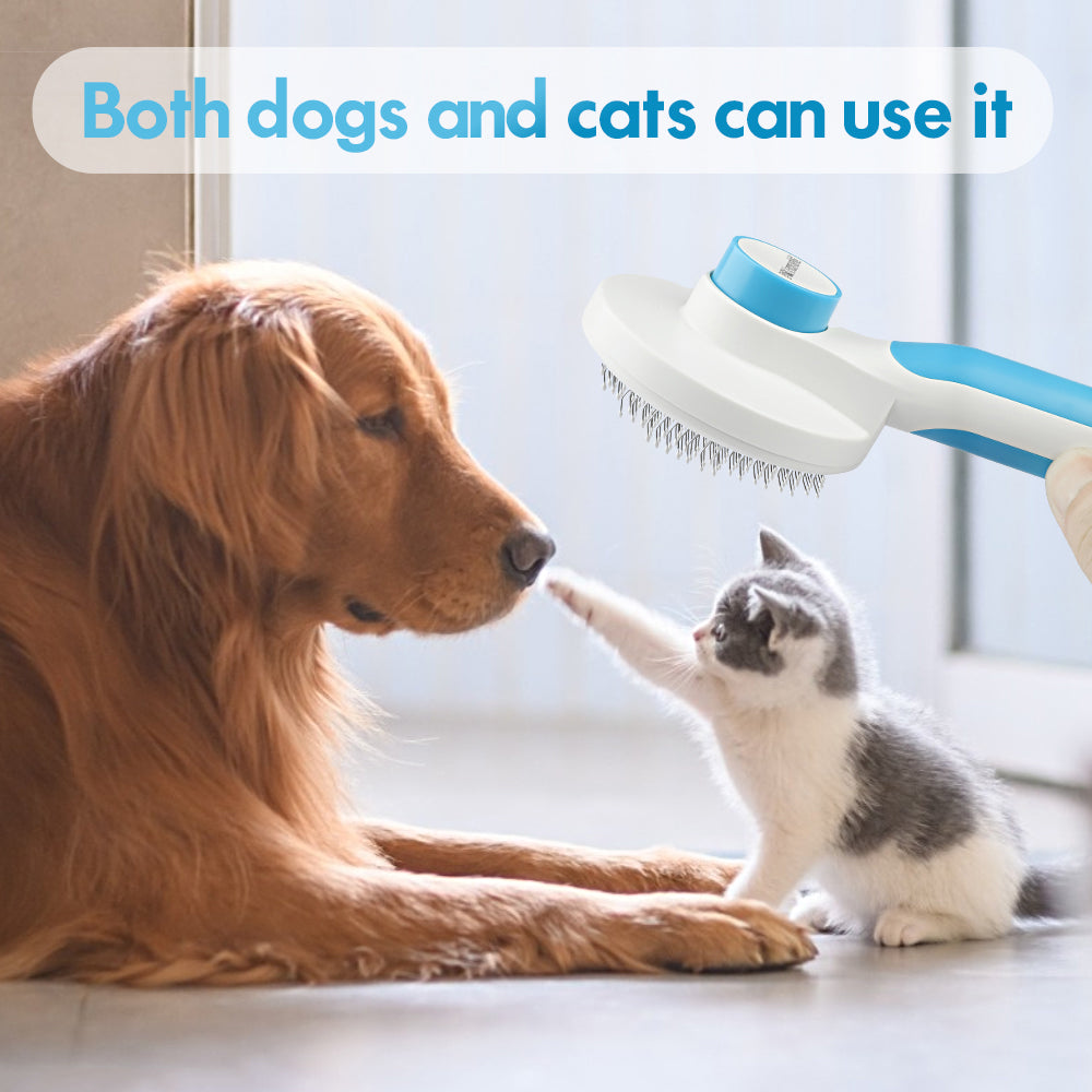 Katzen- und Hundebürste | für Mittleres -und Langhaar | Fellbürste